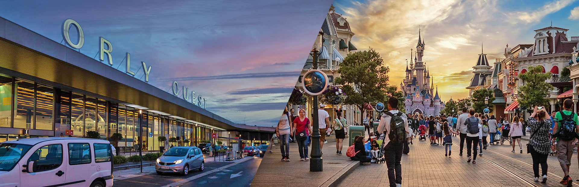 Transfers from Orly Airport to Disneyland